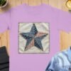 Rustic Patchwork Americana Star T-Shirt