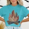 Primitive Americana Campfire Quilt T-Shirt
