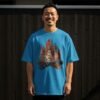 Primitive Americana Campfire Quilt T-Shirt
