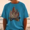 Primitive Americana Campfire Quilt T-Shirt
