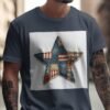 Rustic Americana Patchwork Star T-Shirt
