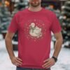 Cottagecore Duck T-Shirt, Whimsical Cozy Duck Baking Tee, Cute Pastel Farmcore Grandmacore Aesthetic Gift for Her