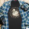 Cottagecore Duck T-Shirt, Whimsical Cozy Duck Baking Tee, Cute Pastel Farmcore Grandmacore Aesthetic Gift for Her