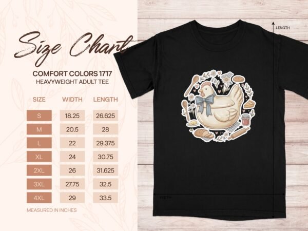 Cottagecore Chicken T-Shirt, Rustic Farm Hen Baking Tee, Cozy Kitchen Shirt, Whimsical Baker Gift, Homestead Apparel