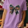 Rustic Americana Patchwork Flag Graphic T-Shirt